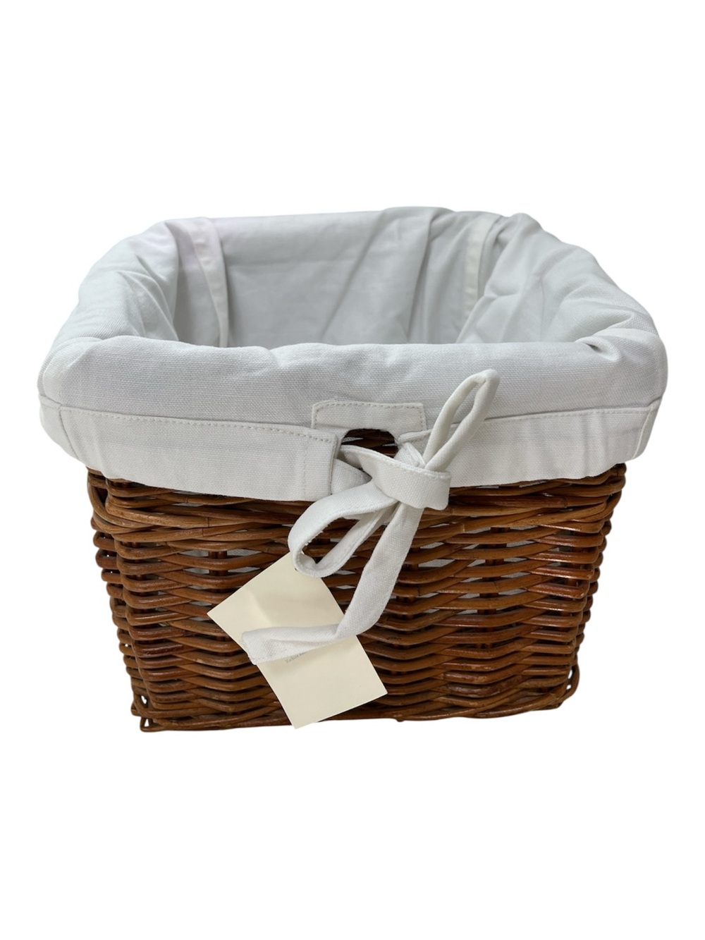 4 Pottery Barn Kids White Cotton Basket Liners NWT  - Liners ONLY